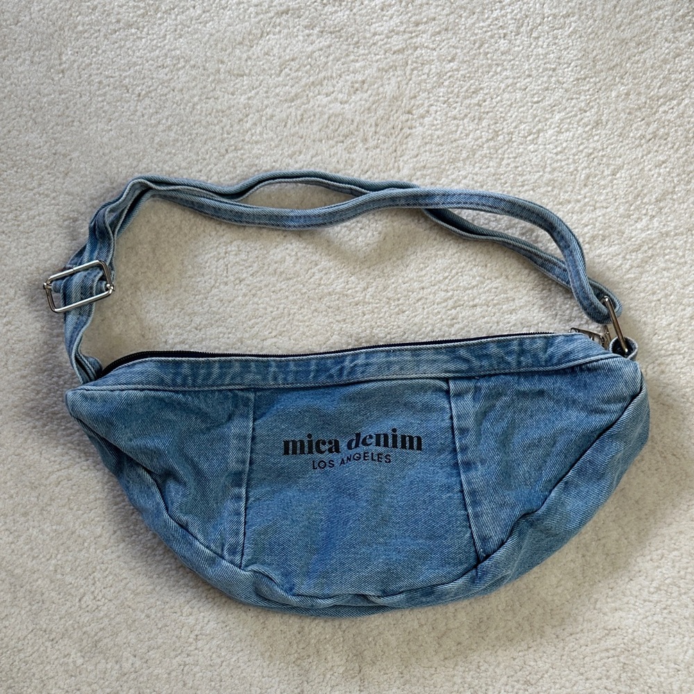 Mica Denim Blue Crossbody Bag